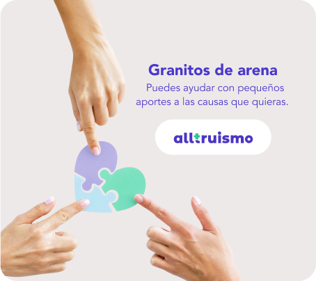 Granitos de arena: puedes ayudar con pequeños aportes